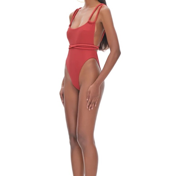 Lima red one piece swimsuit - Picture 2 of 3